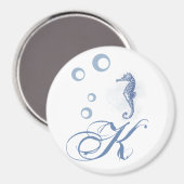 Magnet personnalisé Seahorse Ocean Beach Water (Recto/Verso)