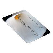 Magnet personnel blanc orchidée (Côté Droit)