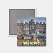 Magnet photo Amsterdam (Recto/Verso)