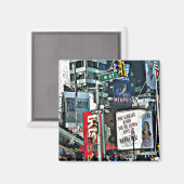 Magnet photo Carré du New York City Times (Recto/Verso)