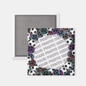 Magnet photo Collage de balle de football (Recto/Verso)