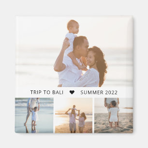 Magnet photo couleur modifiable de collage sous-ti