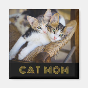 Magnet photo Cute Cat Mom