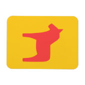 Magnet photo Dala Horse (Horizontal)