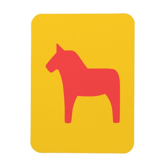 Magnet photo Dala Horse (Vertical)