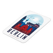 Magnet photo de Berlin Allemagne Skyline (Côté Gauche)