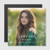 Magnet photo de calligraphie moderne (Devant / Derrière)