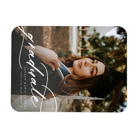 Magnet photo de calligraphie moderne (Horizontal)