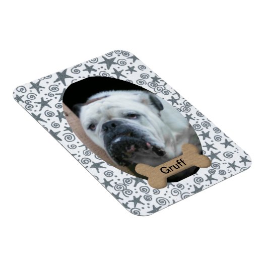 Magnet photo de chien (Côté Droit)