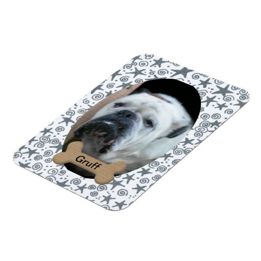 Magnet photo de chien (Côté Gauche)