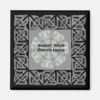 Magnet photo de conception de noeuds celtiques