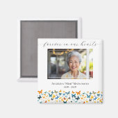 Magnet photo de conservation de papillon (Recto/Verso)