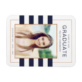 Magnet photo de la Marine Stripes (Horizontal)