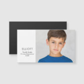 Magnet photo de l'année scolaire (Devant / Derrière)