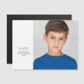 Magnet photo de l'année scolaire (Devant / Derrière)