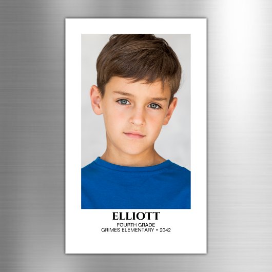 Magnet photo de l'année scolaire