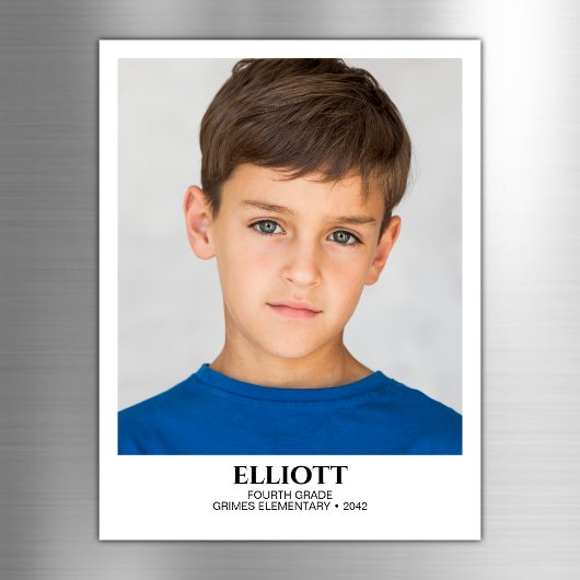 Magnet photo de l'année scolaire