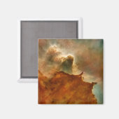 Magnet photo de l'espace nébuleux du ciel profond (Recto/Verso)