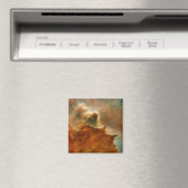 Magnet photo de l'espace nébuleux du ciel profond (In Situ (Lave-vaisselle))