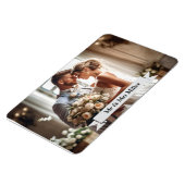 Magnet photo de mariage personnalisé (Côté Gauche)