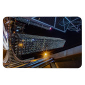 Magnet photo de nuit du centre de Hong Kong pour c (Horizontal)
