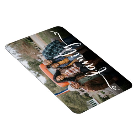 Magnet photo de script de famille (Côté Droit)