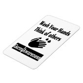 Magnet photo de sensibilisation au germe 4"x6" (Côté Gauche)