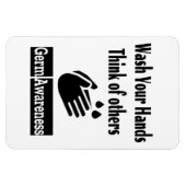 Magnet photo de sensibilisation au germe 4"x6" (Horizontal)