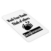 Magnet photo de sensibilisation au germe 4"x6" (Côté Droit)