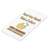 Magnet photo de sensibilisation au germe 4"x6" (Côté Gauche)