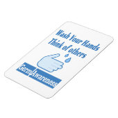 Magnet photo de sensibilisation au germe 4"x6" (Côté Gauche)