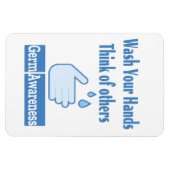 Magnet photo de sensibilisation au germe 4"x6" (Horizontal)