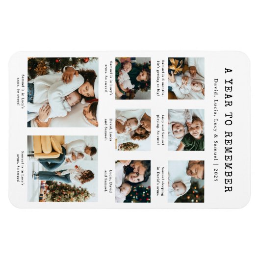 Magnet photo de vacances (Horizontal)