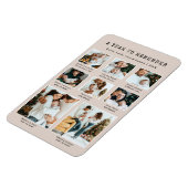 Magnet photo de vacances neutre (Côté Gauche)