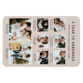 Magnet photo de vacances neutre (Horizontal)