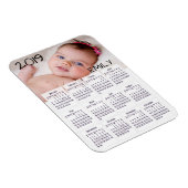 Magnet photo du calendrier 2019 (Côté Droit)