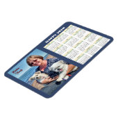 Magnet photo du calendrier familial 2026 (Côté Gauche)
