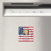 Magnet photo du drapeau américain HAMbWG (In Situ (Lave-vaisselle))