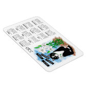 Magnet photo du logo de l'entreprise 2023 Mini cal (Côté Droit)