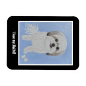 Magnet photo flexible de Chien Malshi (Horizontal)