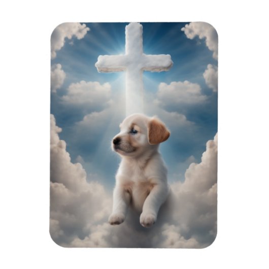 Magnet photo flexible de chiot (Vertical)