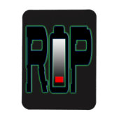 Magnet photo flexible de la batterie RIP (Vertical)