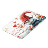 Magnet photo flexible Gnome de la Saint-Valentin (Côté Gauche)