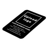 Magnet photo flexible noir d'affaires (Côté Gauche)