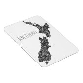 Magnet photo flexible Nouvelle-Zélande (Côté Droit)