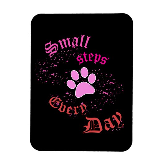 Magnet photo flexible | Petites Étapes Tous Les Jo (Vertical)