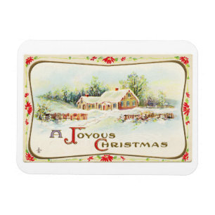 Magnet photo flexible vintage House