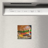 Magnet photo Hamburger personnalisé (In Situ (Lave-vaisselle))