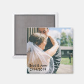 Magnet photo mariage (Recto/Verso)