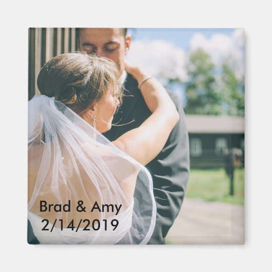 Magnet photo mariage (Devant)